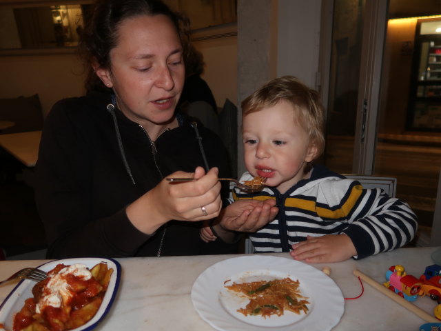 Sabine und Nils im Restaurant Ca'n Mir 1945 in Pollen&ccedil;a (27. Nov.)