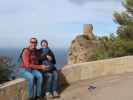 Ich, Sabine und Nils beim Torre del Verger (24. Nov.)