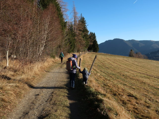 Ursa, Sabine und Nils zwischen Speckbacherh&uuml;tte und Breitenstein