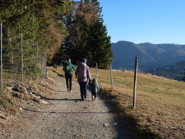 Ursa, Sabine und Nils zwischen Speckbacherh&uuml;tte und Breitenstein