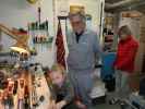 Nils, Papa und Mama im Haus meiner Eltern