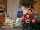 Nils, Sabine und ich in unserer Wohnung (26. Dez.)
