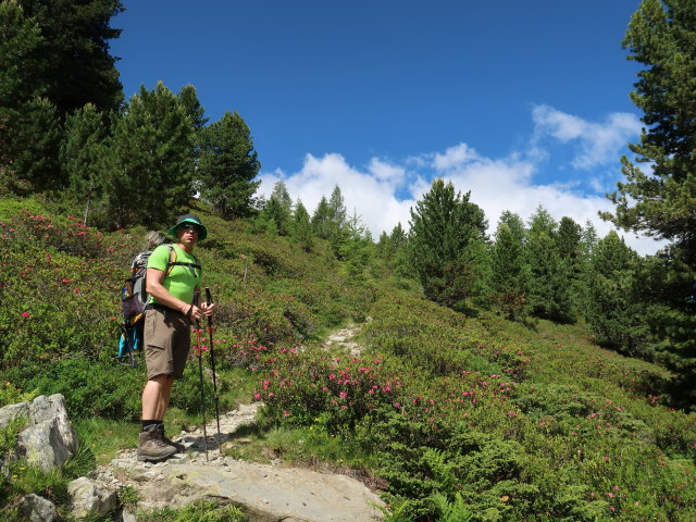 Aaron zwischen Sch&ouml;nb&ouml;dele und Madatschkopf (28. Juni)