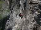 Klostertaler Klettersteig: Carmen im Abschnitt 1 'Devil's Start'