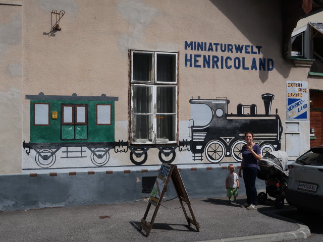 Nils und Sabine bei der Miniaturwelt Henricoland