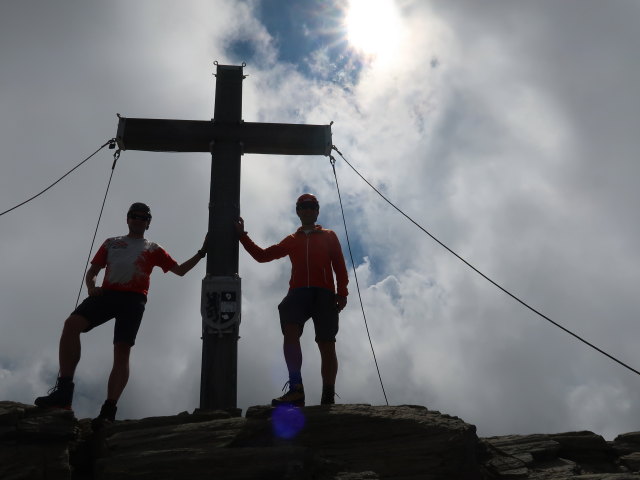 Ronald und ich am Schareck, 3.123 m (9. Aug.)