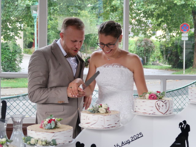 Thomas und Kathrin im Musikpavillon Payerbach
