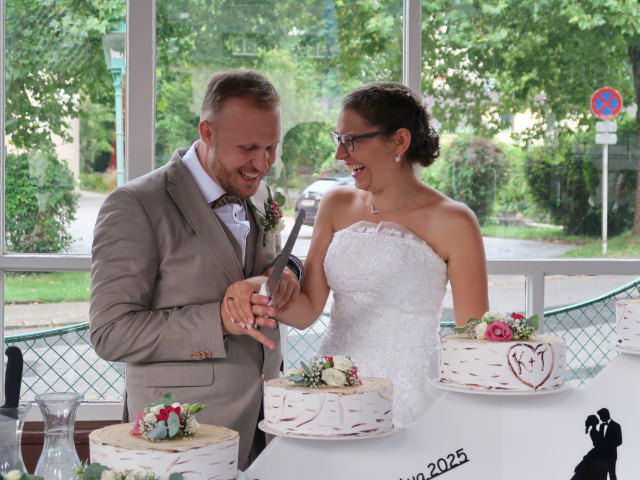 Thomas und Kathrin im Musikpavillon Payerbach