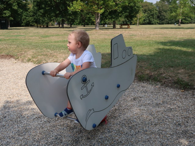 Nils beim Badeteich S&uuml;&szlig;enbrunn