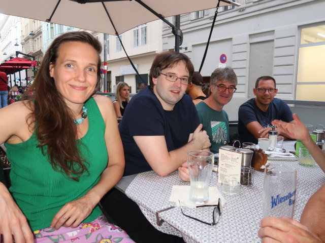 Ursa, Erich, Gerald und Roland im Jonathan & Sieglinde