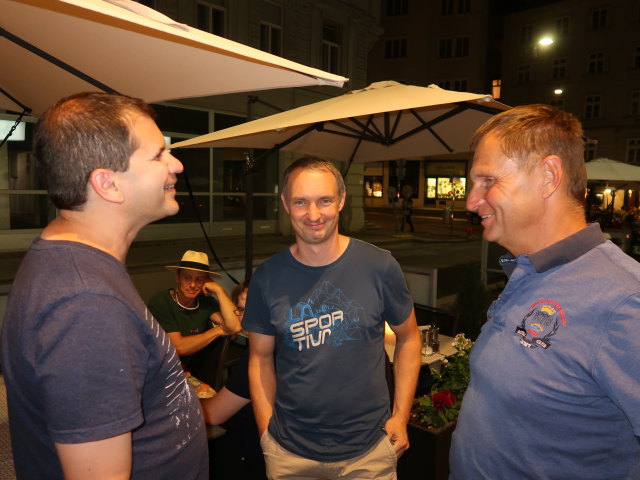 Ronald, Werner und Andreas im Jonathan & Sieglinde