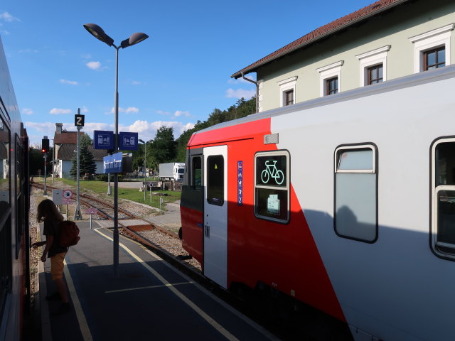 Bahnhof Plank am Kamp, 238 m