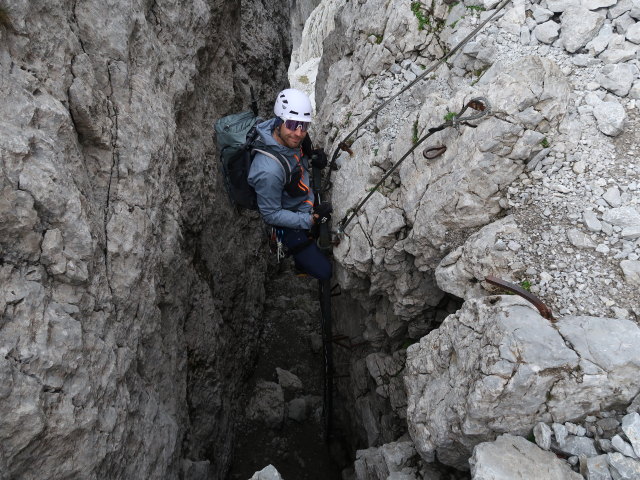 Christoph zwischen Babenstuberh&uuml;tte und Roter Rinnscharte (24. Aug.)