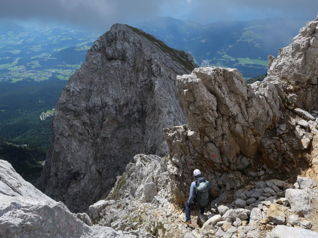 Christoph zwischen Babenstuberh&uuml;tte und Roter Rinnscharte (24. Aug.)