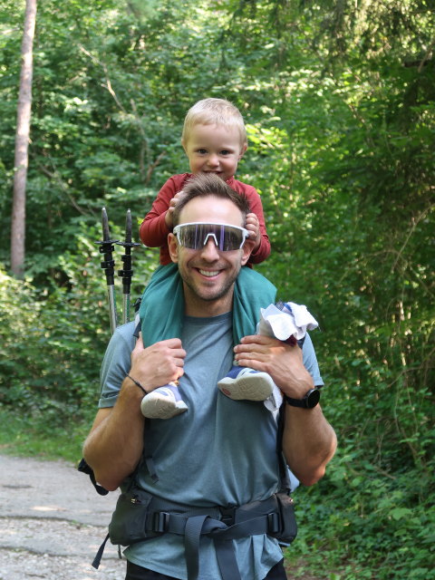 Christoph und Nils auf der Kaiserstiege (24. Aug.)