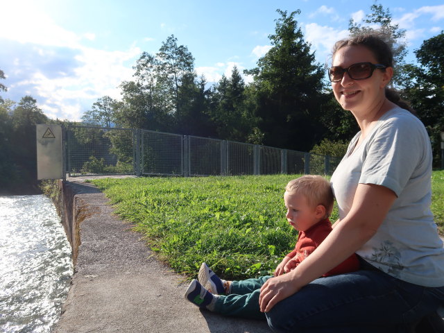 Nils und Sabine in Ebbs beim Kaiserbach (24. Aug.)