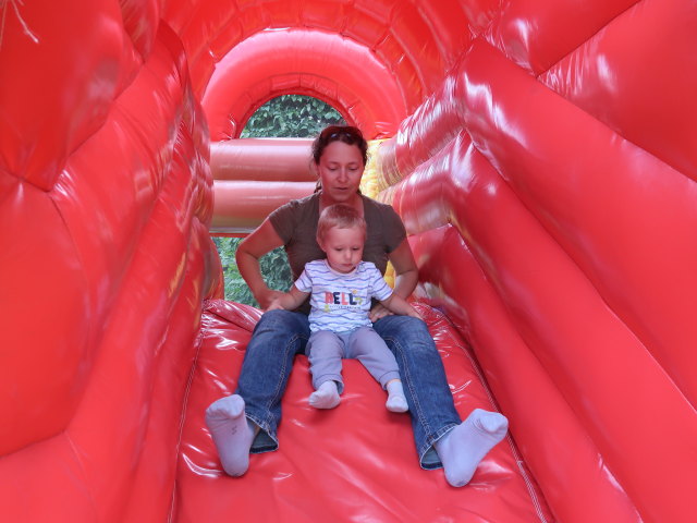 Sabine und Nils im Abenteuergarten