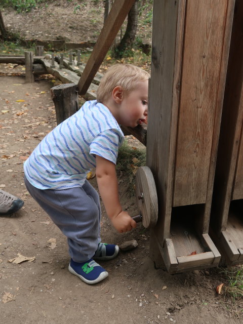 Nils im Abenteuergarten