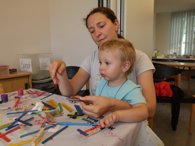 Sabine und Nils in der Pfarre S&uuml;&szlig;enbrunn