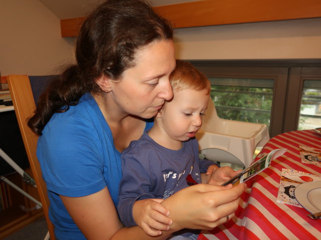 Sabine und Nils in unserer Wohnung