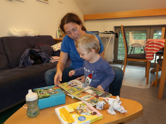 Sabine und Nils in unserer Wohnung