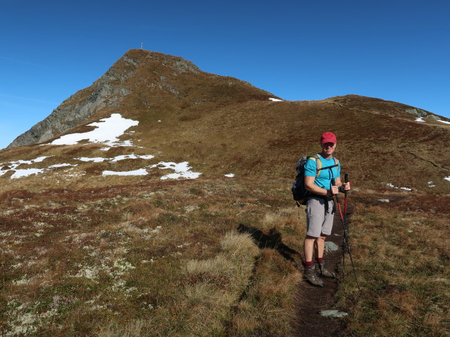 Aaron zwischen Hartkaserh&ouml;he und Rossgruberkogel (11. Okt.)