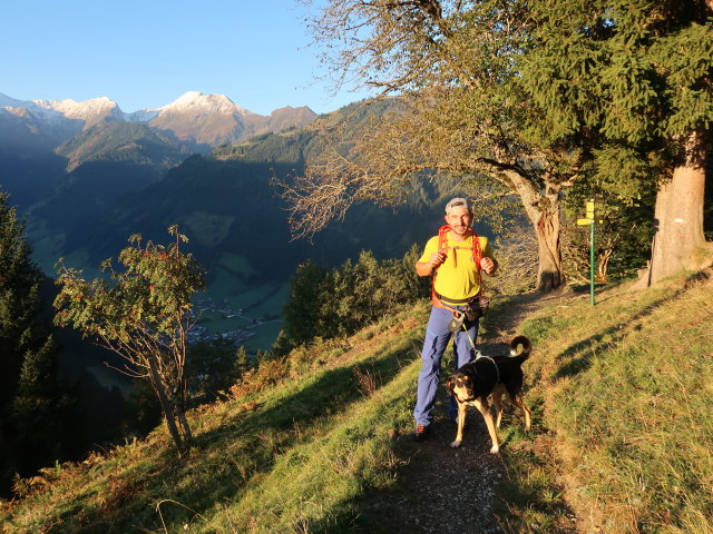 Georg zwischen Vorderstadluck und Reschenbergalm