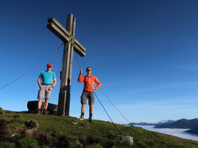 Aaron und ich auf der Resterh&ouml;he, 1.894 m (11. Okt.)
