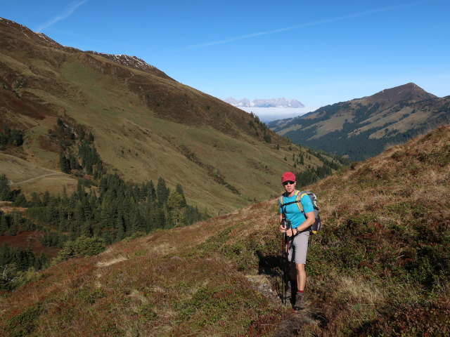 Aaron zwischen Rossgruberkogel und Stangenjoch (11. Okt.)