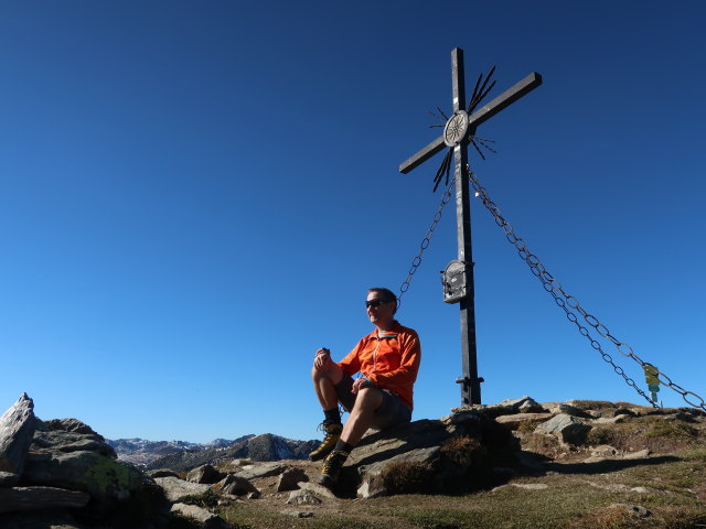 Ich am Fr&uuml;hmesser, 2.233 m (12. Okt.)