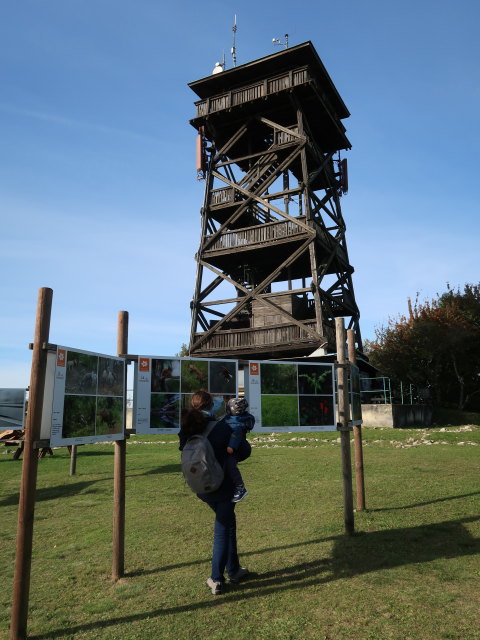 Sabine und Nils am Oberleiser Berg, 457 m