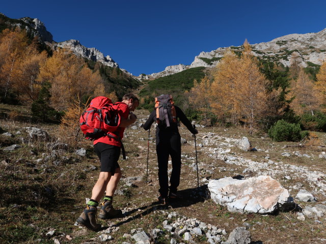 J&ouml;rg und Reinhard zwischen Gfl&ouml;tzh&uuml;tte und Karl-Kantner-Steig