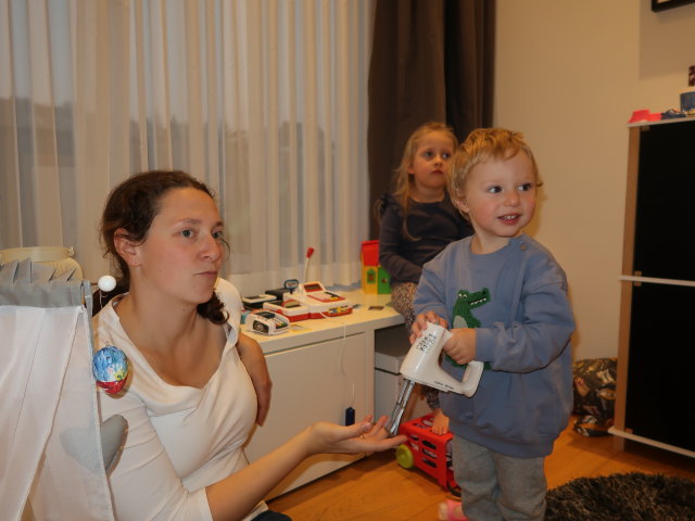 Sabine, Valentina und Nils