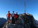 Ich, Ronald und Frank am Kampenwand-Ostgipfel, 1.664 m