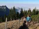 Melanie und Ronald zwischen Grassauer H&uuml;tte und Hochplatte