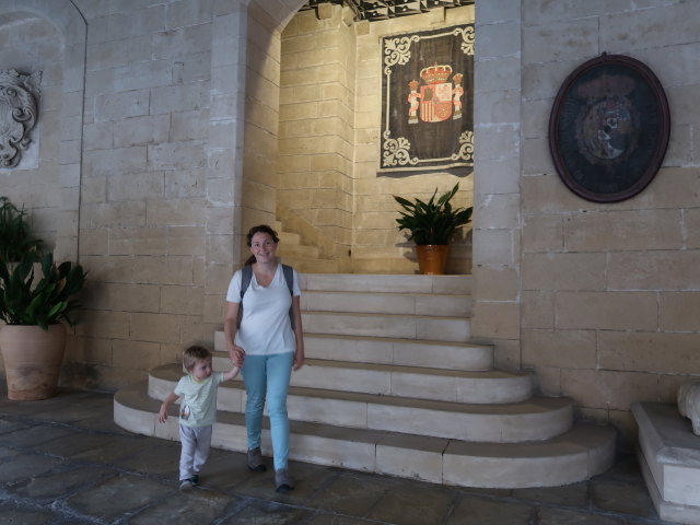 Nils und Sabine im Palau dels Reis de Mallorca in Palma (12. Nov.)