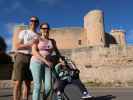 Ich, Sabine und Nils beim Castell de Bellver in Palma (15. Nov.)