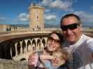 Sabine, Nils und ich im Castell de Bellver in Palma (15. Nov.)