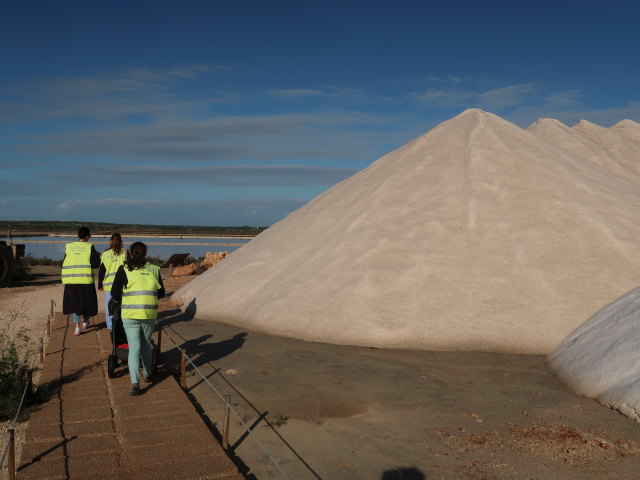 Sabine in den Salinas d'Es Trenc (19. Nov.)