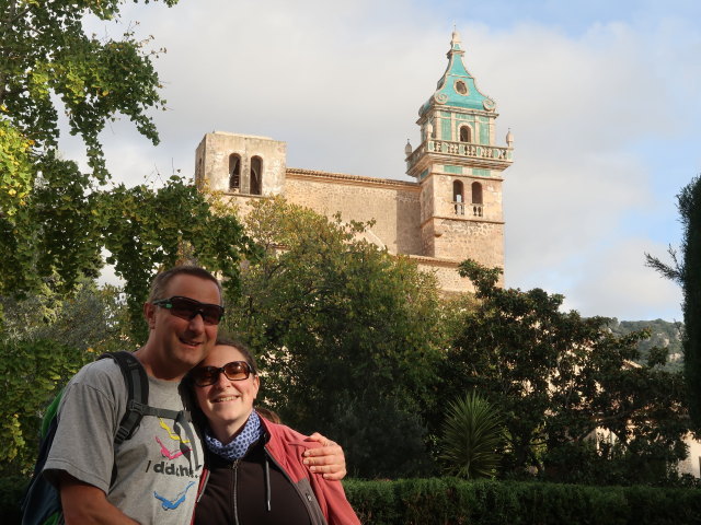 Ich und Sabine in den Jardins Rei Joan Carles in Valldemossa (23. Nov.)
