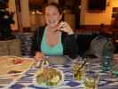 Sabine im Restaurant El Rey de La Tapa in Sineau (21. Nov.)