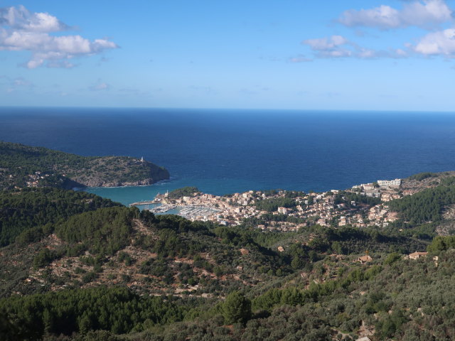 Port de S&oacute;ller vom Mirador ses Barques aus (26. Nov.)