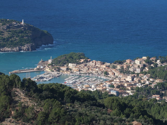 Port de S&oacute;ller vom Mirador ses Barques aus (26. Nov.)