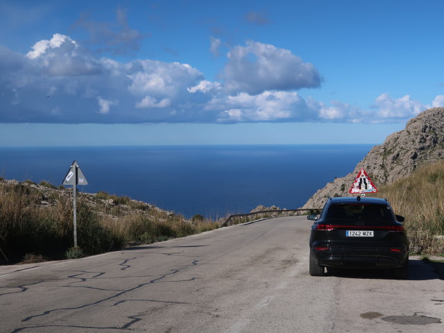 Carretera de Sa Calobra am Coll de Cals Reis, 781 m (26. Nov.)
