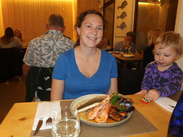 Sabine und Nils Restaurant Respira in Pollen&ccedil;a (26. Nov.)