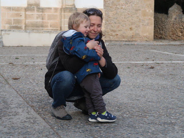 Nils und Sabine am Puig del Calvari in Pollen&ccedil;a (27. Nov.)