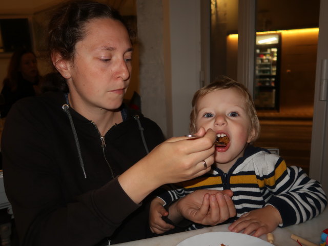 Sabine und Nils im Restaurant Ca'n Mir 1945 in Pollen&ccedil;a (27. Nov.)