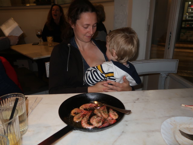 Sabine und Nils im Restaurant Ca'n Mir 1945 in Pollen&ccedil;a (27. Nov.)