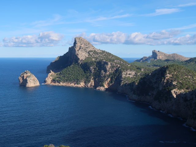 vom Mirador es Colomer Richtung Nordosten (28. Nov.)
