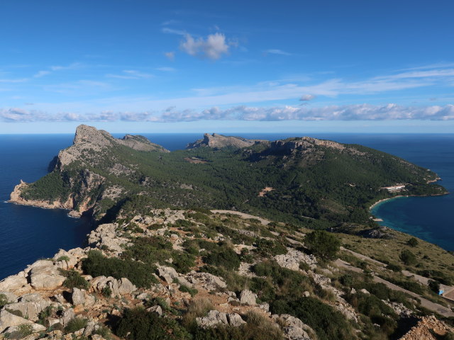 vom Talaia d'Albercutx Richtung Nordosten (28. Nov.)